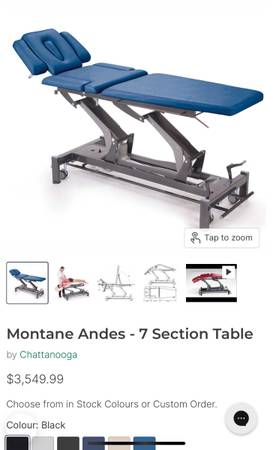 Photo chatanooga Montane Andes Hi-Low Treatment Table $1,000