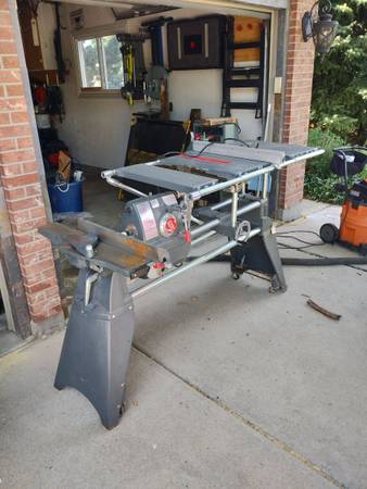Photo shopsmith mark V 510 table saw, lathe, sanding disk and drill press ma $1,000
