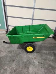 John Deere 17P Poly Atv Dump Cart $650 | Garden Items For Sale | Little ...