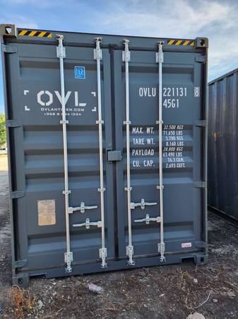 40 FT High Cube ONE TRIP steel container for farm, shop, hunting $6,248