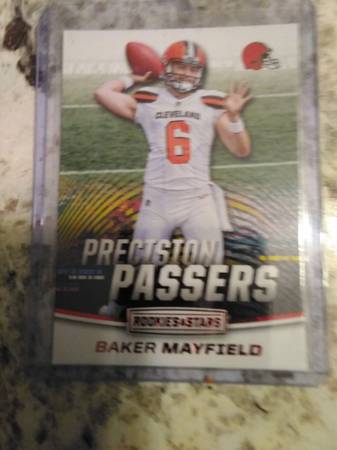Photo Baker Mayfield 2018 rookies and Stars rookie card $6