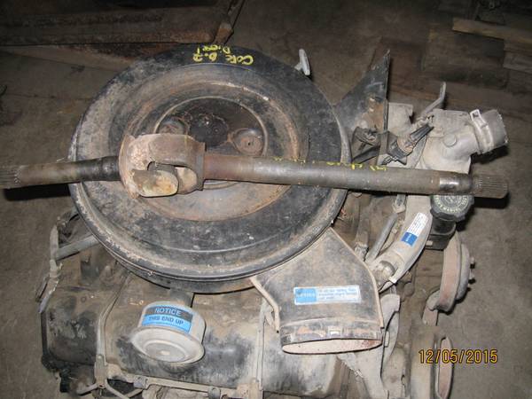 Photo Ford Front (L) Axle for 1976-1979 F-150 4x4 $40