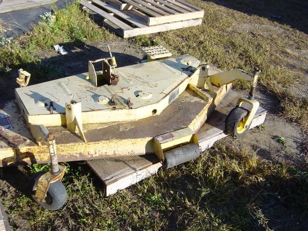 Photo J.D. 6 Mower Deck shell and parts  $150