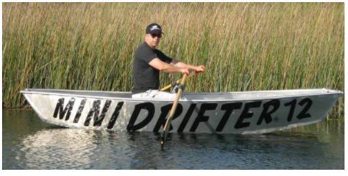 Photo MINI DRIFTER drift boat ALUMINUM PRO GUIDE 8,10,12,14 models $1