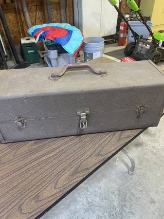 Vintage KENNEDY fishing tackle box $30