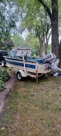 1990 Sylvan backtroller fishing boat $4,300 | Boats For Sale ...