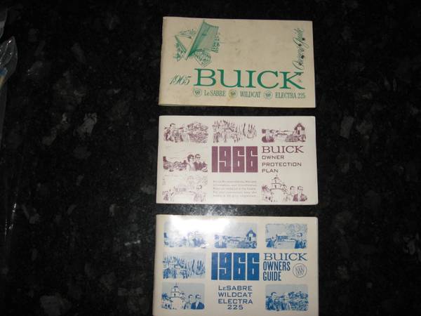 Photo 1965 Buick LeSabre Wildcat Electra 225 owners manual $15