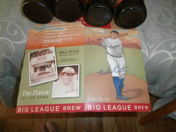 Photo 2003 Helmar Big League Brew Babe Ruth , Honus Wagner $1
