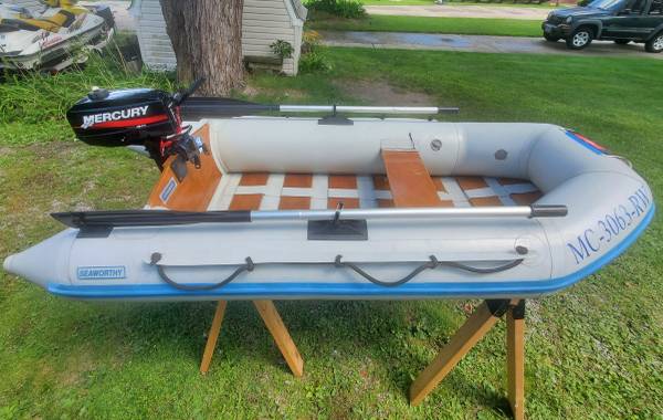 8 Dingy with Outboard Motor $995