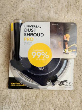 Photo Dustless Technologies 7 Universal Dust Shroud Pro for Angle Grinders $20