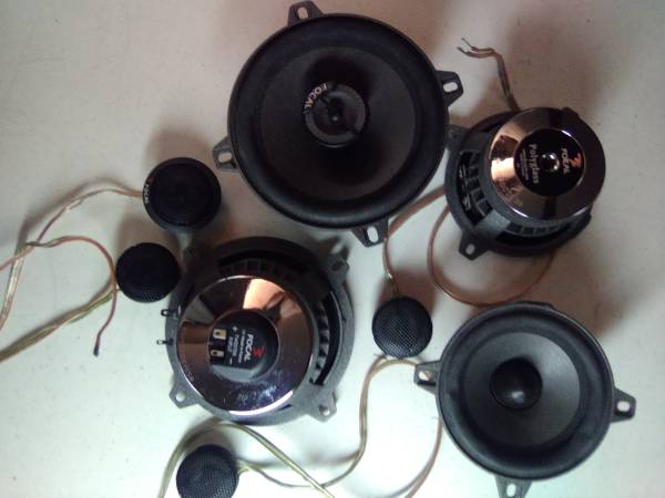 Photo Focal Polyglass Multi 4  Coaxial 5 14 Speakers $25