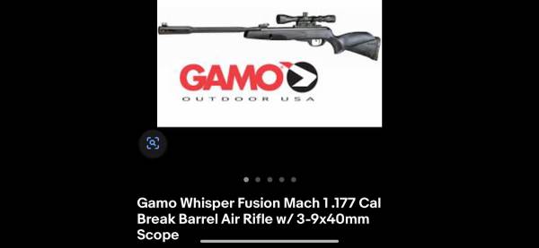 Photo GAMO Whisper Fusion Mach 1 $250