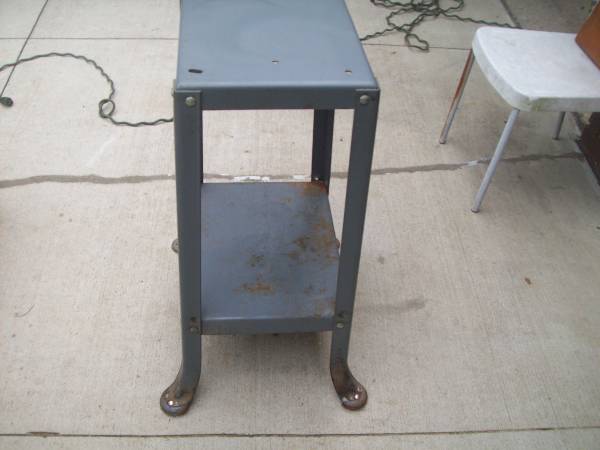 Photo Heavy Steel Falred Lathe Drill Press Stand for Steunk or Industrial $50