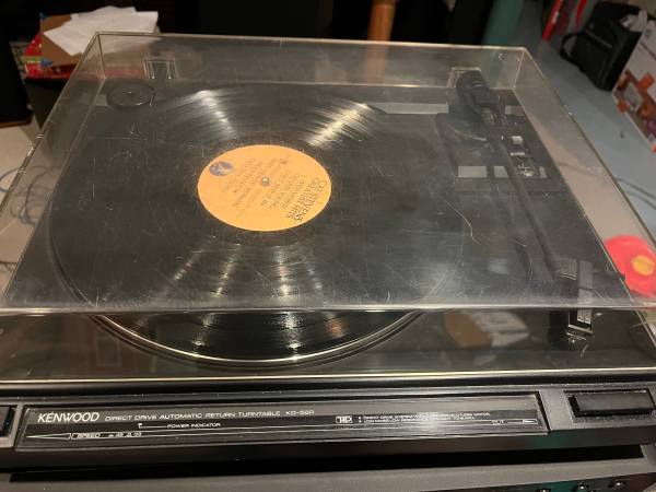 Photo Kenwood direct drive turntablerecord player $40