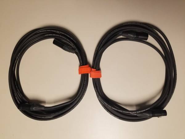Photo LIVE WIRE ELITE 15 ft. XLR Mic. cables, never used. EACH is $35