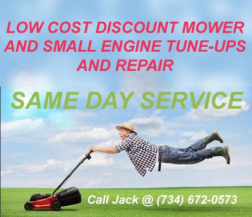 LOW-COST, DISCOUNT MOWER, LAWN TRACTOR, AND SMALL ENGINE REPAIR