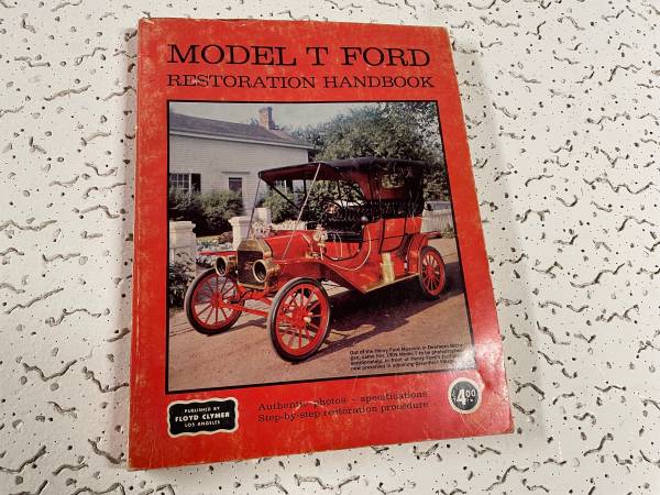 Photo Model T Ford Restoration Handbook $25