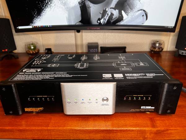 Photo Monster Power HTS 2600 MKII Power Center Surge Protector Home Theater $85