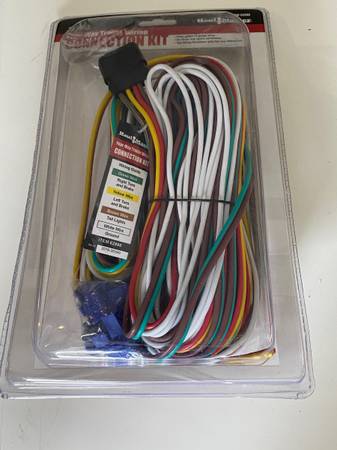 NEW Haul Master 12 V 4-Way 12 Volt Trailer Wiring Connection Kit 6 Factory Seal $8