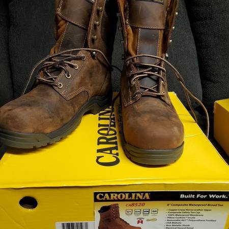 New Mens Carolina Work Boots 10 12 (2E) $165