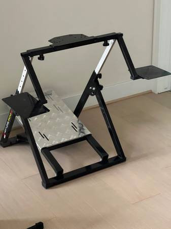 Photo Next Level Racing Wheel Stand  Flight Stand, Single Monitor Stand $125