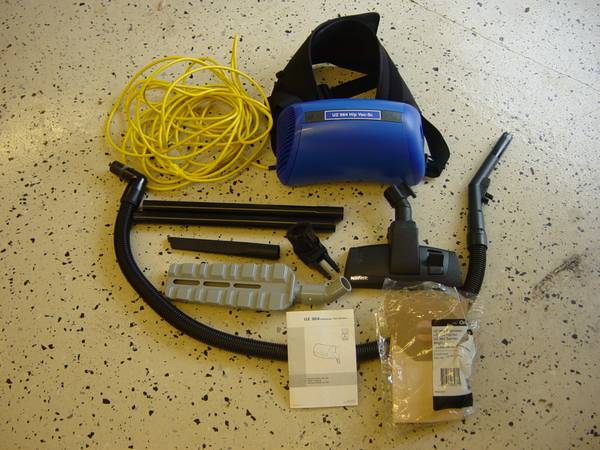 Photo Nilfisk UZ 964 European Commercial Backpack Hip Vac Vacuum Cleaner Pro $75