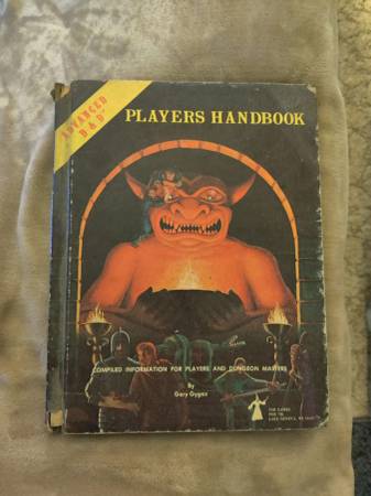 Photo RARE Dungeons and Dragons Players Handbook $80