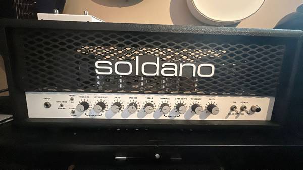 Photo Soldano SLO-100 Super Lead Overdrive 100-watt Tube Head - Metal Grille $3,750