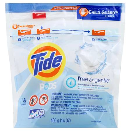 Photo Tide Laundry Pods Free  Gentle 16pkg $4