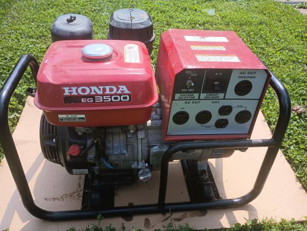 Photo generator Honda 3500 $600