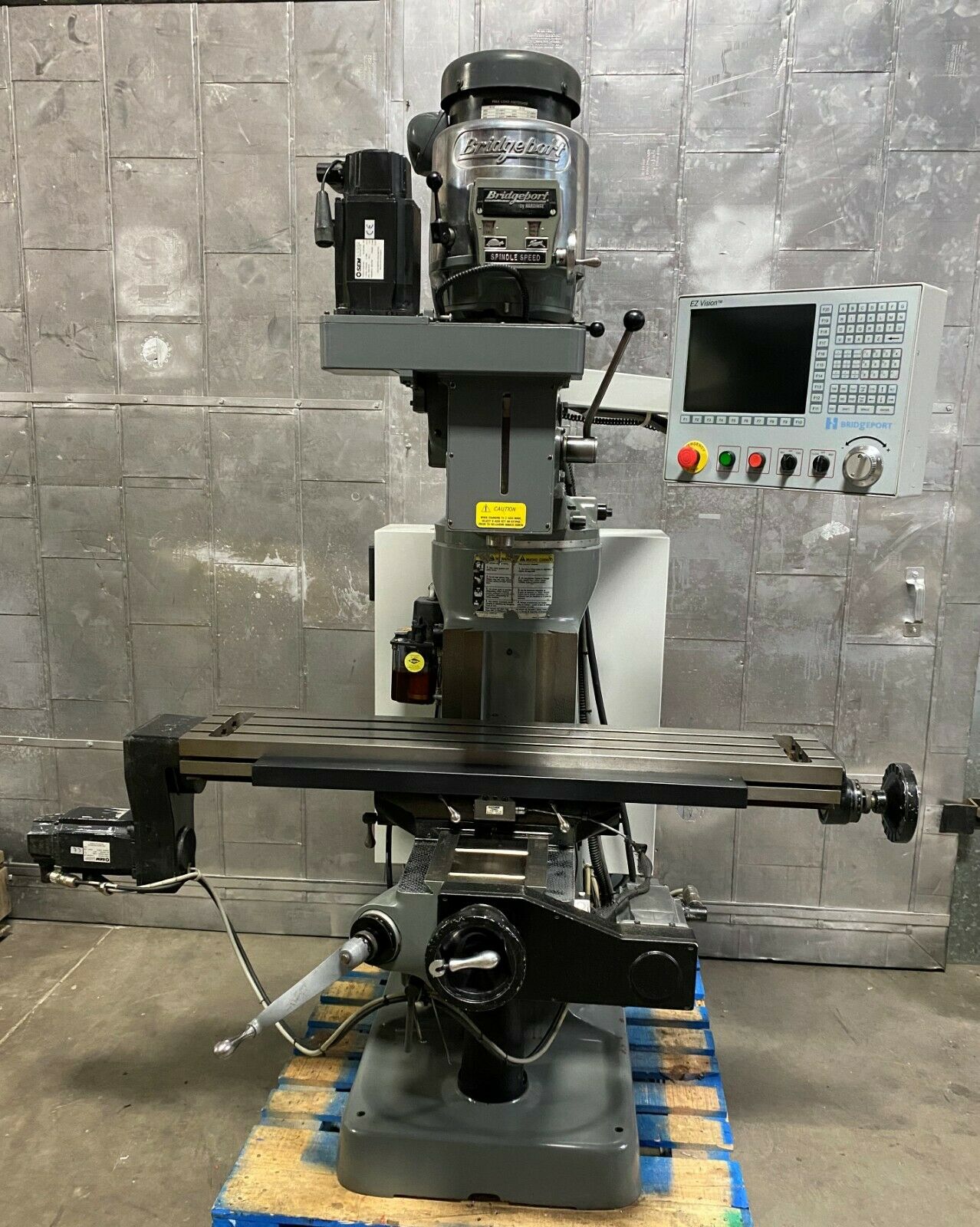 2007 Hardinge Bridgeport EZ Vision 3 Axis CNC Mill Vertical Milling