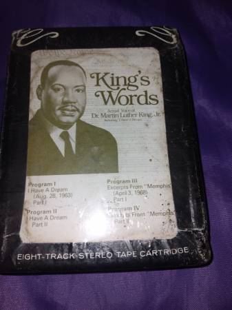 Photo (Unopened) 8-Track  Dr. Martin Luther King I Have A Dream Speech $3,200