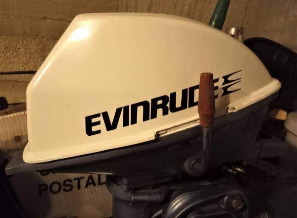 1973 4HP Evinrude Outboard Runs Good weedless lower unit 4 horse VGC $300
