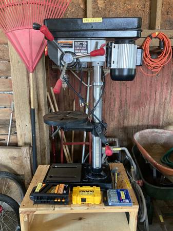 Photo Craftsman 12 Drill Press with Laser $180