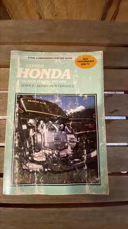 Photo Honda Gold Wing 1000 Service Manual $10