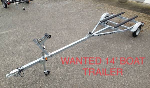 WANTED 14 Boat Trailer $1