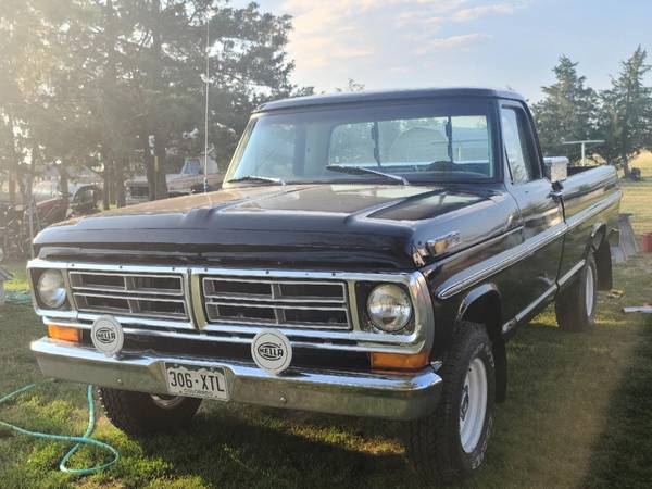 Photo 1972 Ford F100 - $16,500 (Fleming, CO)