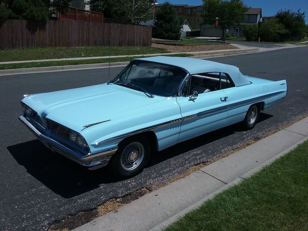 1961 Pontiac Bonneville Convertible 389 Tri Power 8 lug 4 Speed | Cars ...