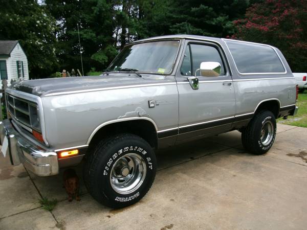 1989 Dodge Ramcharger 4X4 $3200 OBO - $3200 (QA County) | Cars & Trucks ...