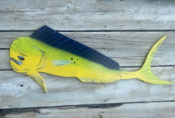 Replica fish mounts  taxidermy $80