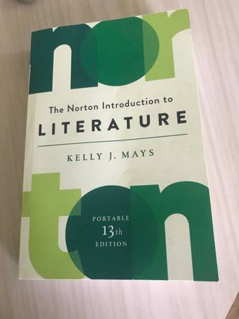 Photo The Norton Introduction to Literature-13 ed. portable $65