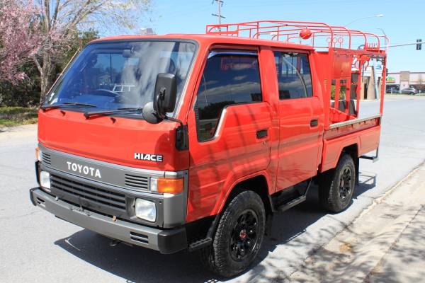 1989 Toyota Hiace Diesel 4x4 Double Cab Doka Truck Van - $27500 ...