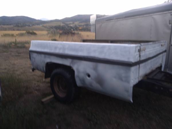 Photo pickup bed trailer $500