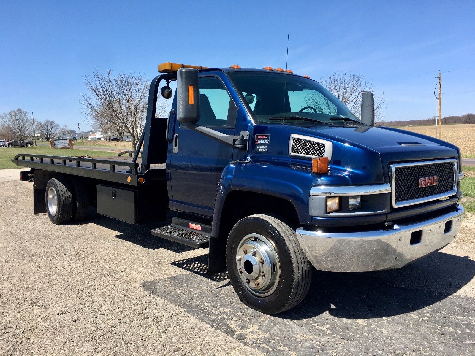 2006 GMC 5500 DURAMAX DIESEL ROLLBACK TOW TRUCK 10000 Cars & Trucks