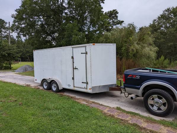 Photo 16 foot v nose cargo trailer $4,500