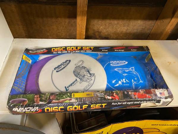 Photo Disc Golf Starter Set with 3 Discs NEW $20