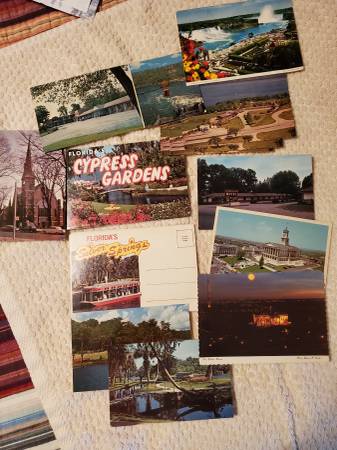 Photo Vintage post cards - Florida, Niagra Falls, North Carolina $1