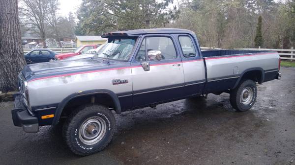 1992 Dodge 12 Valve Cummins 5 SPEED - $10900 (Eugene) | Cars & Trucks ...