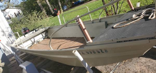 Custom 16x42 Aluminum Jon boat $2500. obo $2,500