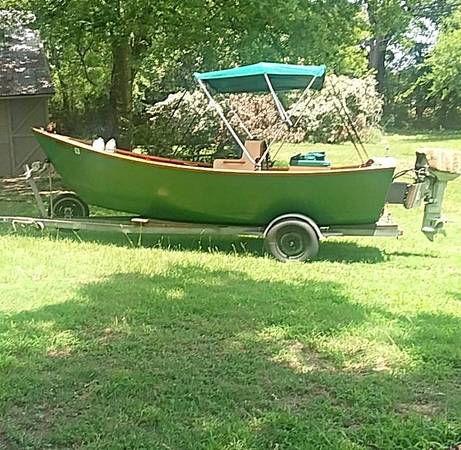Photo hand made river boat $3,000